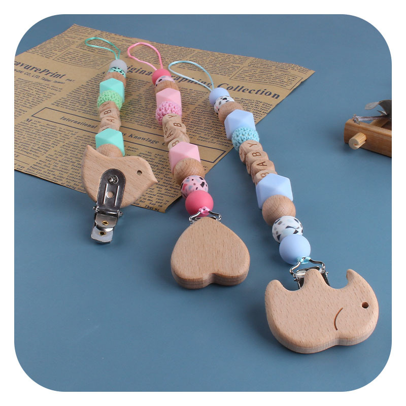 Adorable Baby Animal Pacifier Clip