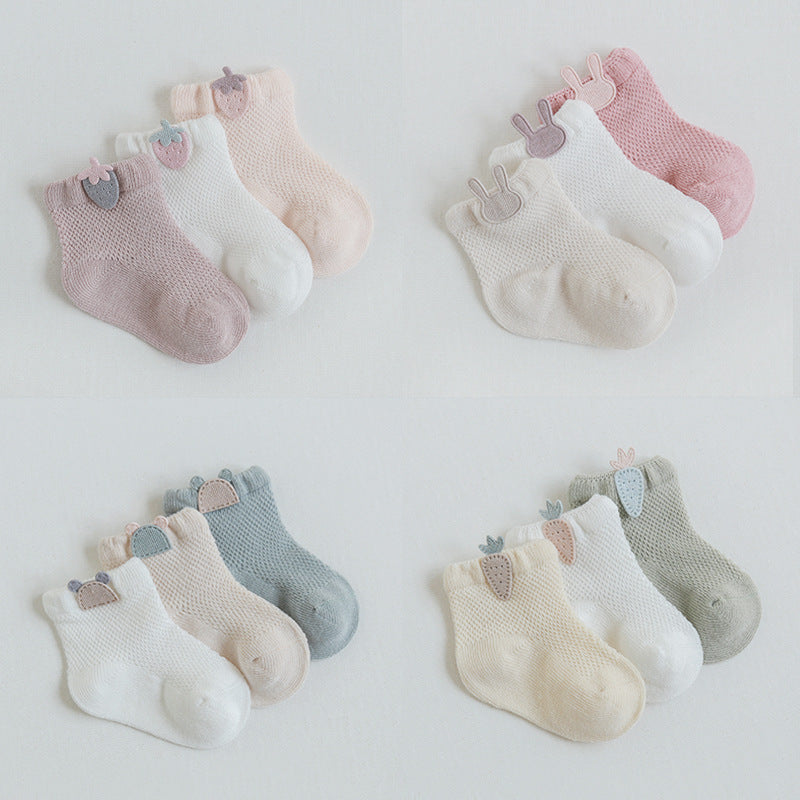 Newborn Mesh Baby Socks