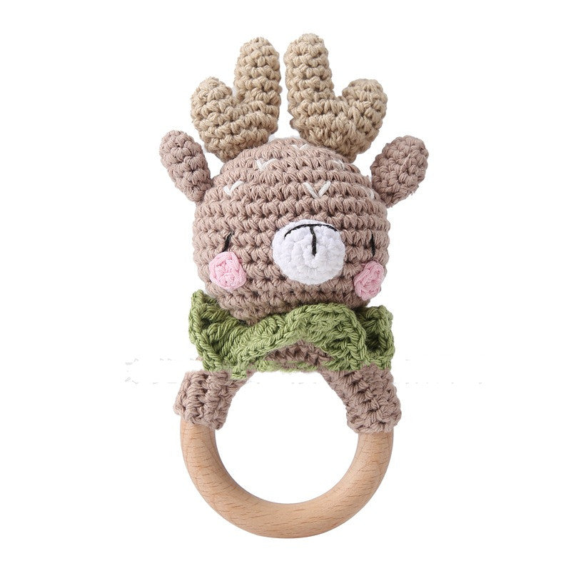 Adorable Knitted Animal Rattles for Babies